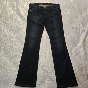 AG Women's Dark Blue Boot Cut Jeans